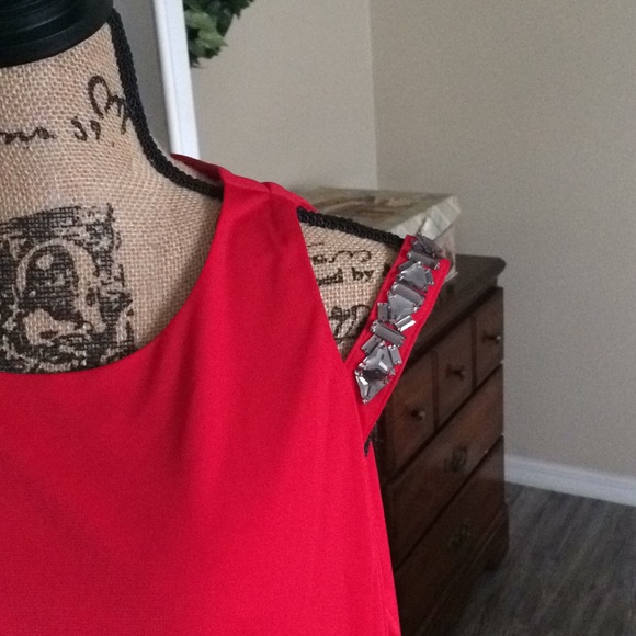 Worthington Studded Sleeve Blouse - Picture 2 of 2